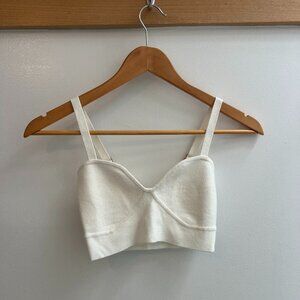 Ramy Brook white crop top